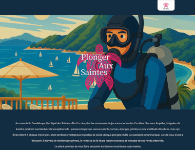 Visuel de plongée aux saintes